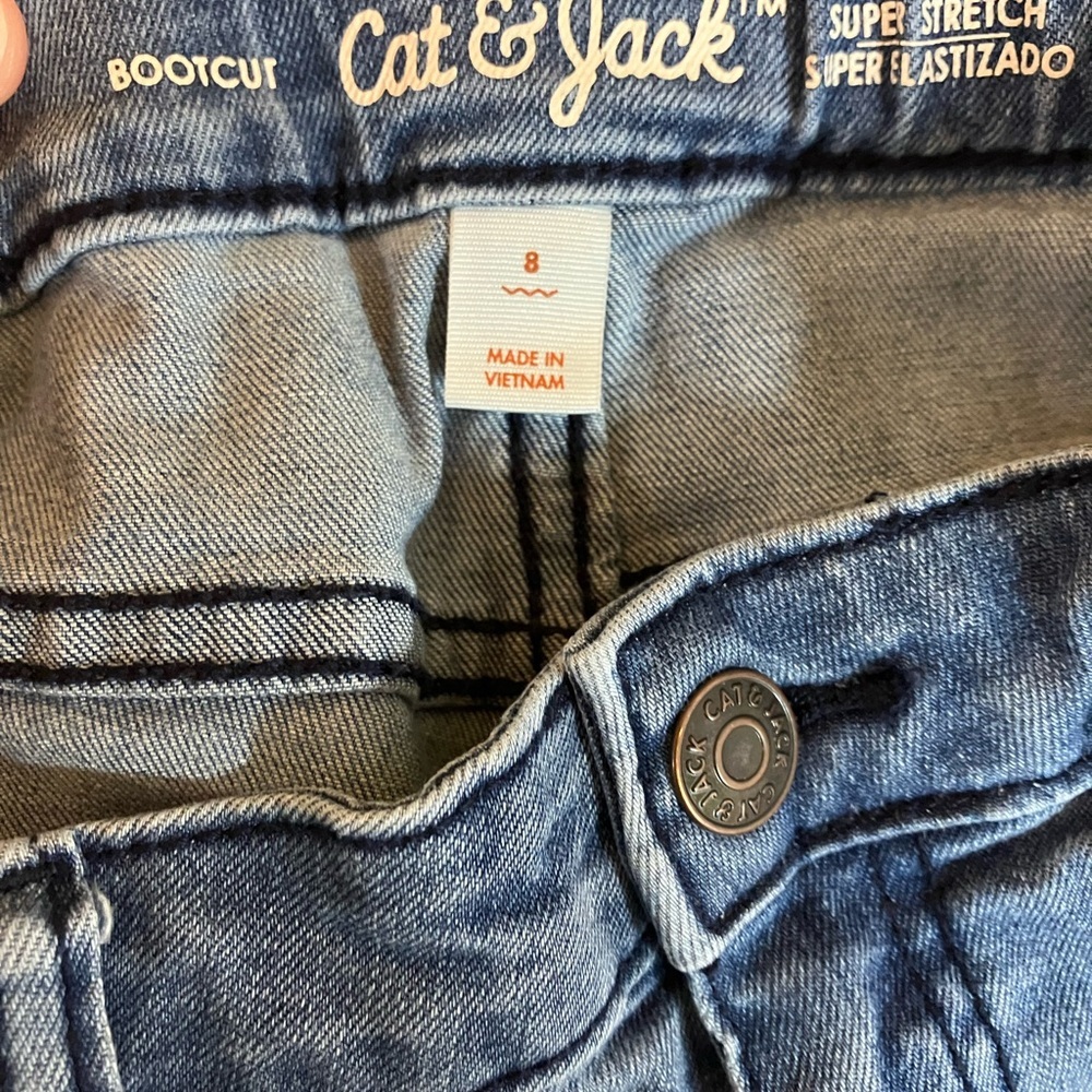 Cat & Jack Blue Denim Jeans - Picture 4 of 12